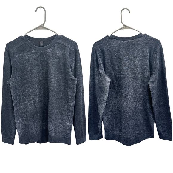 Lululemon Cloudy Pine Crew Graphite Gray Starlight Cozy Casual Sporty Size Small - Picture 1 of 10